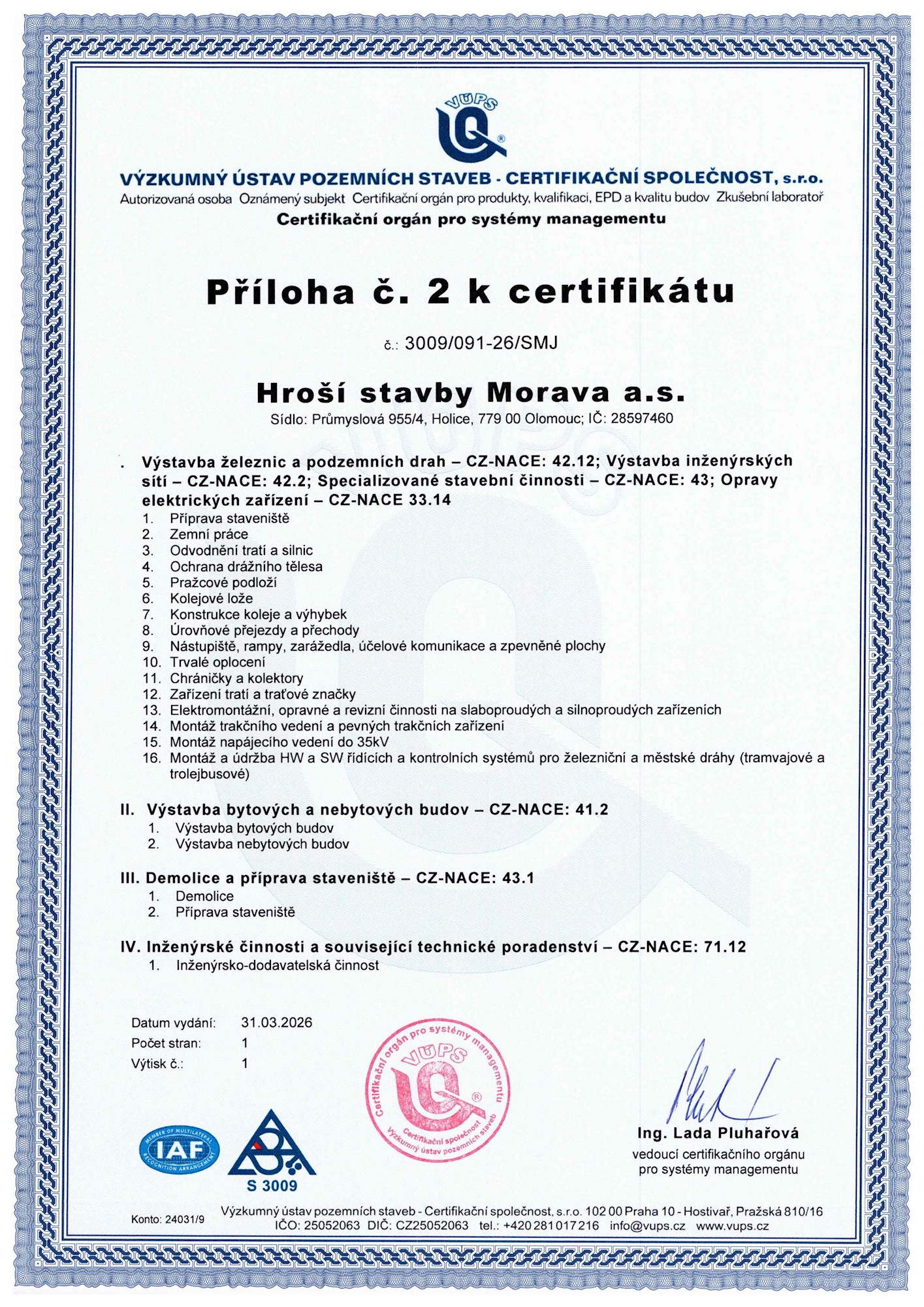 3009 091 26 SMJ Hroší Stavby Morava Stránka 4