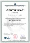 Certifikat 14001 2016